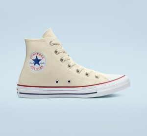 Beige White Men's Converse Chuck Taylor All Star Classic Canvas Shoes | ZOT-687345