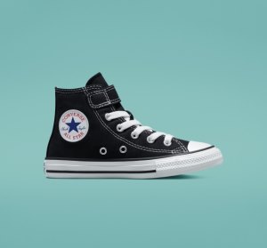 Black / Beige / White Kids' Converse Chuck Taylor All Star Easy-On Canvas Shoes | ATY-869320