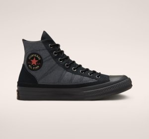 Black / Black / Black Women's Converse Chuck 70 GORE-TEX High Tops | ZTY-469813