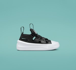 Black / Black / White Kids' Converse Chuck Taylor All Star Ultra Canvas Shoes | HCD-539861