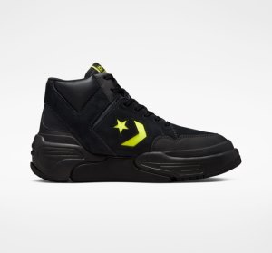 Black / Black / Yellow Men's Converse Weapon CX Monster Clash Basketball | JAM-120794