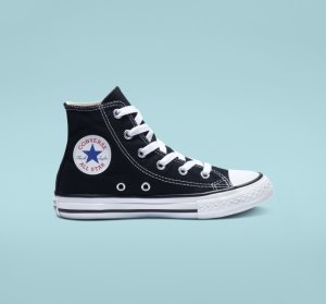 Black Kids' Converse Chuck Taylor All Star Classic Canvas Shoes | INF-794213