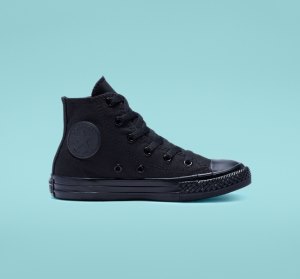 Black Kids' Converse Chuck Taylor All Star Classic Canvas Shoes | UCI-764521