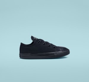 Black Kids' Converse Chuck Taylor All Star Classic Canvas Shoes | ZXI-295407