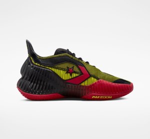 Black / Lemon / Red Men's Converse All Star BB Prototype CX Monster Clash Basketball | DAO-196784