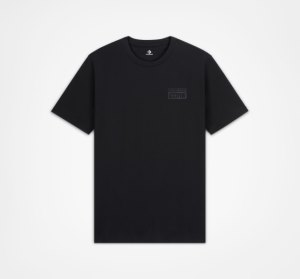 Black Men's Converse CONS Graphic T Shirts | CRP-172365