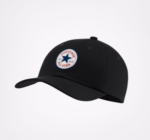 Black Men's Converse Chuck Taylor All Star Patch Baseball Hats | QOF-785261