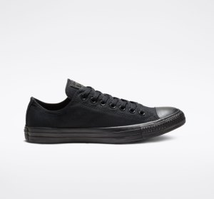 Black Men's Converse Chuck Taylor All Star Low Top Canvas Shoes | XOQ-632908