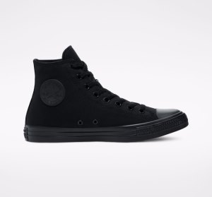 Black Men's Converse Chuck Taylor All Star Classic Canvas Shoes | XQE-145068