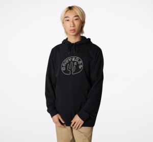 Black Men's Converse Desert Graphic Hoodie | VNO-214068