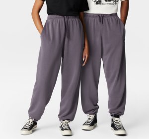 Black Men's Converse Go-To Chuck Taylor Patch Loose Fit Pants | BPN-278194