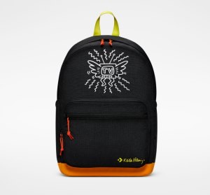 Black Men's Converse Keith Haring Go 2 Bags & Backpacks | CIU-471958