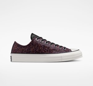 Black Pink / Red Pink Men's Converse Chuck 70 Stingray Split Canvas Shoes | FUC-785461