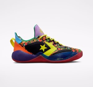 Black / Purple Men's Converse All Star BB Shift Vegas Lights Basketball | PWY-621739