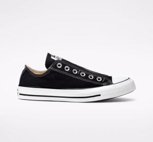 Black / White / Black Women's Converse Chuck Taylor All Star Slip Canvas Shoes | CNW-918364