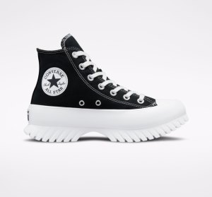 Black / White Women's Converse Chuck Taylor All Star Lugged 2.0 High Tops | JPF-508472