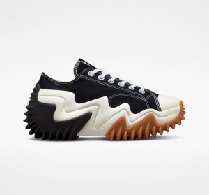 Black / White Women's Converse Run Star Motion CX Platform Low Tops | GHU-270358