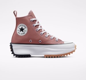 Black / White Women's Converse Run Star Seasonal High Tops | PSD-690841