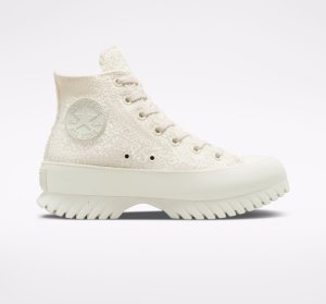 Black Women's Converse Chuck Taylor All Star Lugged 2.0 Jacquard High Tops | NMK-213468