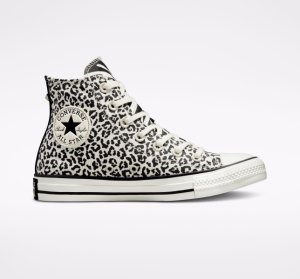 Black Women's Converse Chuck Taylor All Star Animal Mix High Tops | VHR-437692