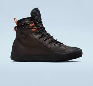 Brown / Brown Women's Converse Chuck Taylor All Star All Terrain High Tops | YQC-839170