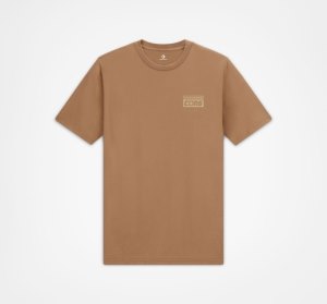 Brown Men's Converse CONS Graphic T Shirts | JPV-978143