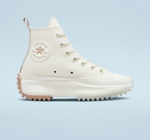 Brown Women's Converse Run Star Crafted Canvas Shoes | YPI-732506