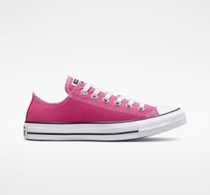 Fuchsia / White / Black Women's Converse Chuck Taylor All Star Seasonal Low Tops | GYW-925374