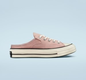 Grey Purple / Black Women's Converse Chuck 70 Mule Low Tops | VGD-902351