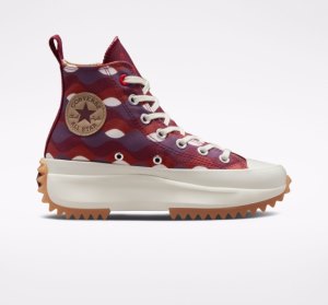 Khaki Women's Converse Run Star Twisted Classics High Tops | OLJ-870639