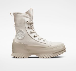 Light Beige / Light Beige Women's Converse Chuck Taylor All Star Lugged 2.0 Counter Climate High Tops | OCX-145927