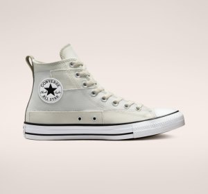 Light Beige / Light Women's Converse Chuck Taylor All Star Desert Patchwork High Tops | MCG-017639