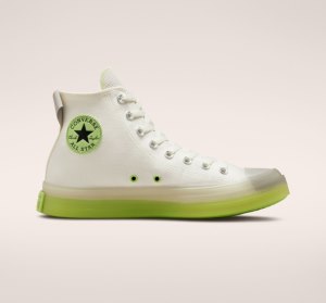 Light Green Women's Converse Chuck Taylor All Star CX Crafted Stripes Canvas Shoes | VAH-345186
