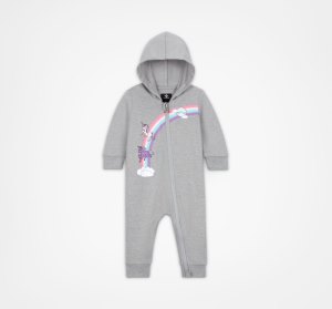 Light Grey Kids' Converse Unicorn Coverall One Piece & Sets | ZRG-074136