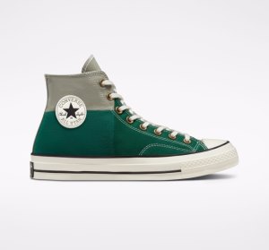 Multicolor Women's Converse Chuck 70 Colorblocked High Tops | NFW-041256
