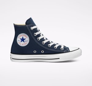 Navy Women's Converse Chuck Taylor All Star Classic Canvas Shoes | NAG-267018