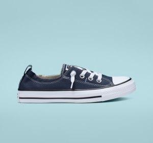 Navy Women's Converse Chuck Taylor All Star Shoreline Canvas Shoes | SHI-841297