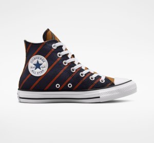 Obsidian / Deep Burgundy Women's Converse Chuck Taylor All Star Twisted Classics High Tops | VZG-704956