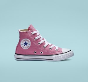 Pink Kids' Converse Chuck Taylor All Star Classic Canvas Shoes | YTF-309875