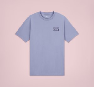 Purple Men's Converse CONS Graphic T Shirts | VNI-617359