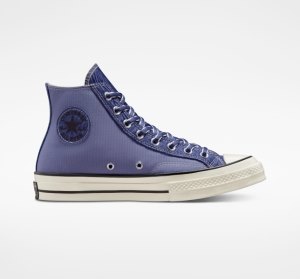 Purple / Purple Men's Converse Chuck 70 Mixed Materials Canvas Shoes | REZ-341687