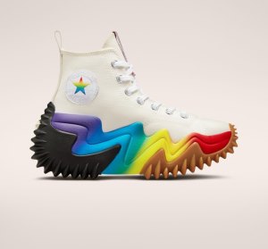 Purple Women's Converse Run Star Motion CX Pride Platform Shoes | LWC-961057