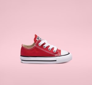 Red Kids' Converse Chuck Taylor All Star Classic Canvas Shoes | WLF-825019