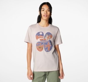 Rose Women's Converse Artist Short Sleeve T Shirts | EDC-105243
