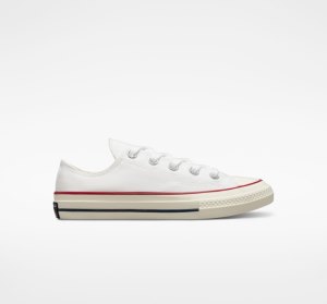 White / Dark Red Kids' Converse Chuck 70 Vintage Canvas Shoes | PLG-046219
