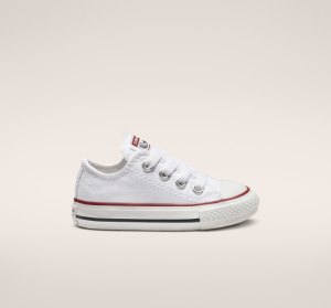 White Kids' Converse Chuck Taylor All Star Classic Canvas Shoes | KBL-918264