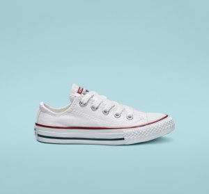 White Kids' Converse Chuck Taylor All Star Classic Canvas Shoes | RZI-463820