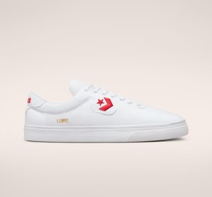 White / Red / White Women's Converse Louie Lopez Pro Low Tops | BLY-510428