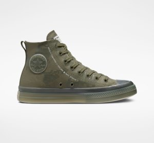 White Women's Converse Chuck Taylor All Star CX Global Patch Logo High Tops | RWS-470629